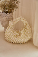 Load image into Gallery viewer, Love Story Embellished Beaded Bag - Pearl
