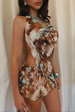 Load image into Gallery viewer, Makayla Halter Mini Dress - Multi

