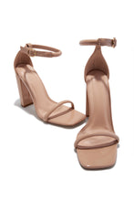 Load image into Gallery viewer, Marci Block Heels - Nude
