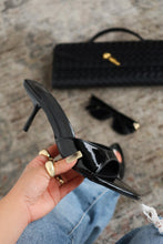 Load image into Gallery viewer, Myra Mid Heel Mules - Black
