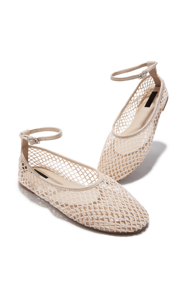 Kenley Mesh Flats - Nude