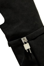 Load image into Gallery viewer, Kiana Over The Knee Heel Shark Boots - Black
