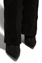 Load image into Gallery viewer, Kiana Over The Knee Heel Shark Boots - Black
