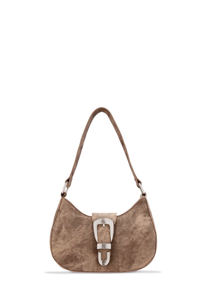 Load image into Gallery viewer, Brynn Buckle Strap Shoulder Bag - Nude
