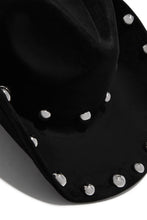 Load image into Gallery viewer, Delia Western Cowgirl Hat - Black
