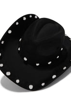 Load image into Gallery viewer, Delia Western Cowgirl Hat - Black
