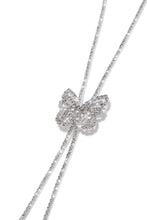Load image into Gallery viewer, Mariposa Embellished Slide Necklace - Silver
