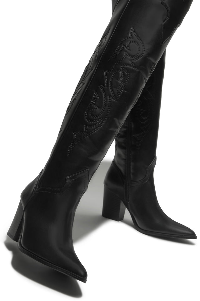 Load image into Gallery viewer, Rodeo Girl Western Boots - Black
