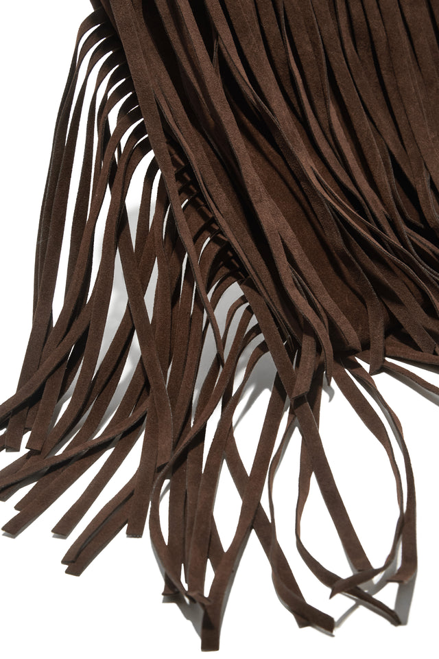 Load image into Gallery viewer, Cheyenne Fringe Bag - Brown

