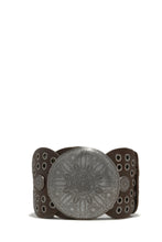 Load image into Gallery viewer, Amyria Chunky Statement Belt - Brown Silver
