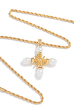 Load image into Gallery viewer, Emelia Faux Pearl Necklace - Gold
