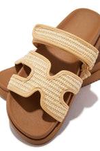 Load image into Gallery viewer, Sun Kissed Sun Slip On Sandals - Raffia
