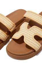 Load image into Gallery viewer, Sun Kissed Sun Slip On Sandals - Raffia
