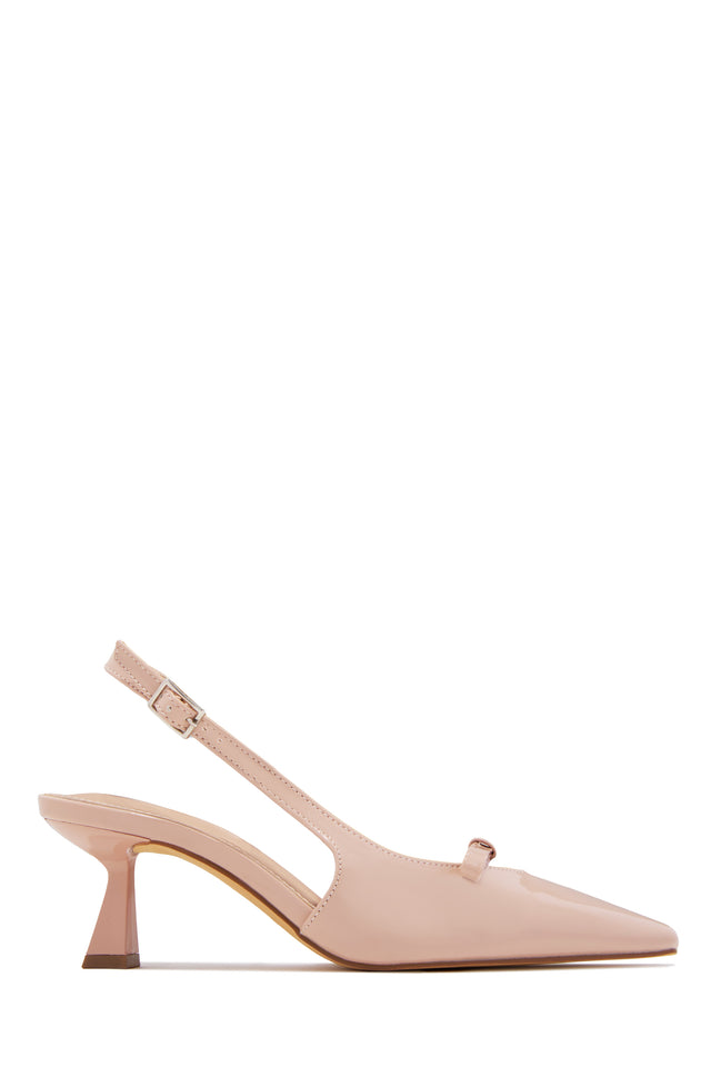 Load image into Gallery viewer, Amaya Slingback Mid Heel Pumps - Nude
