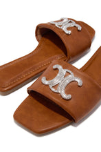 Load image into Gallery viewer, Ceci Flat Slip On Sandals - Tan
