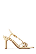 Load image into Gallery viewer, Karina Strappy Single Sole Heels - Gold
