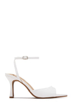 Load image into Gallery viewer, Melissa Ankle Strap Single Sole Heels - White

