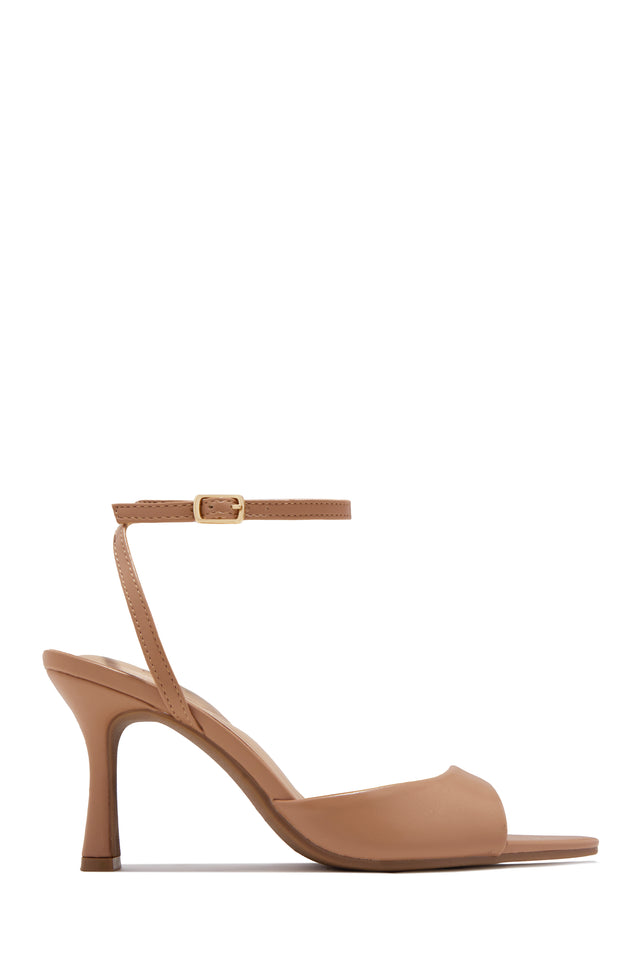 Load image into Gallery viewer, Melissa Ankle Strap Single Sole Heels - Nude
