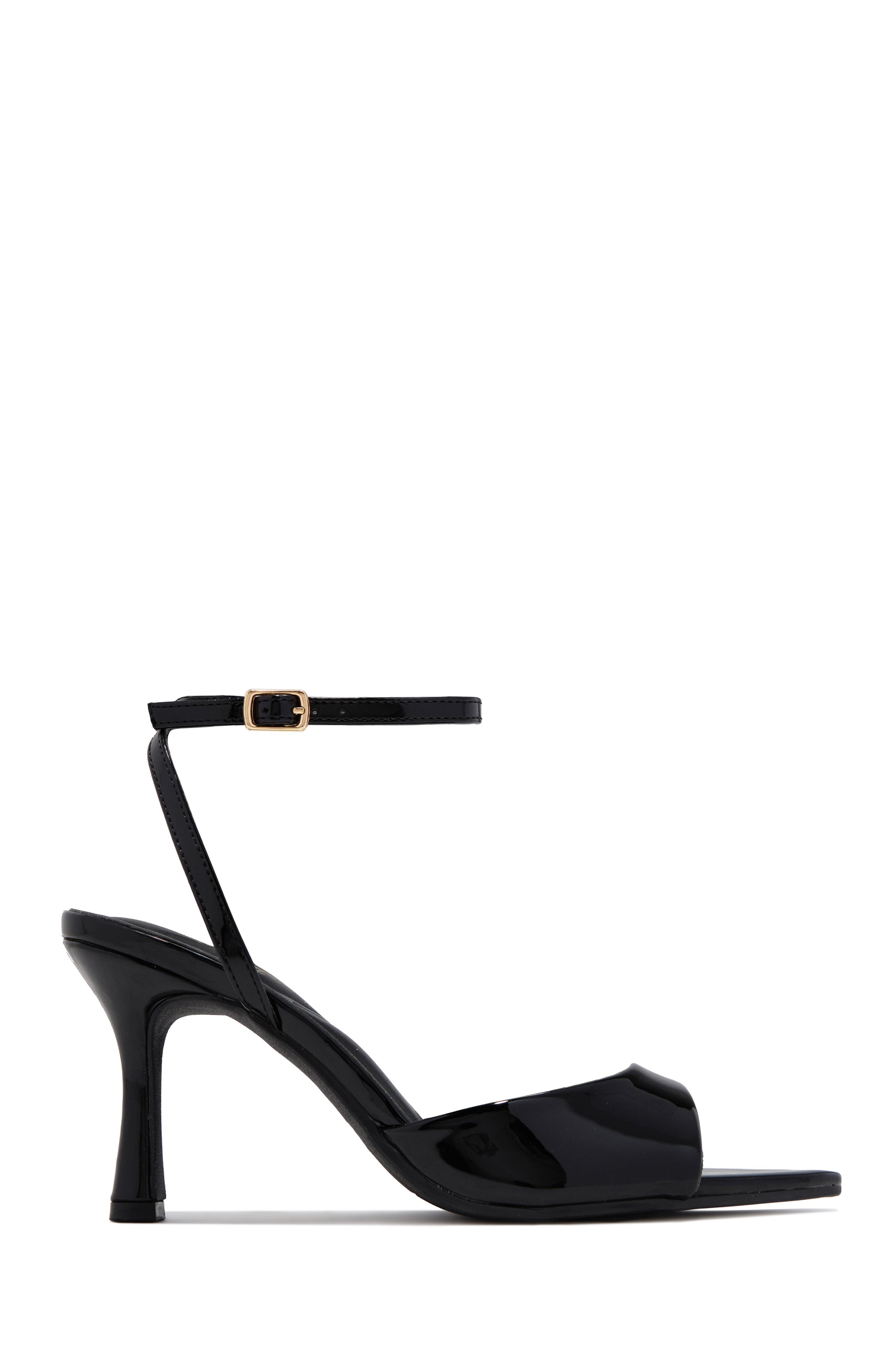 Melissa Patent Black Dressy Sandals – MISS LOLA