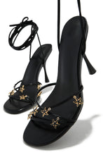 Load image into Gallery viewer, Nalani Lace Up Heels - Black

