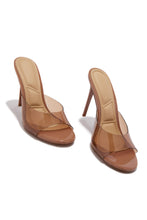 Load image into Gallery viewer, Lolita Clear Single Sole Mules - Tan
