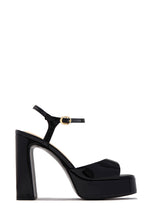 Load image into Gallery viewer, Catalina Platform Chunky Heels - Black

