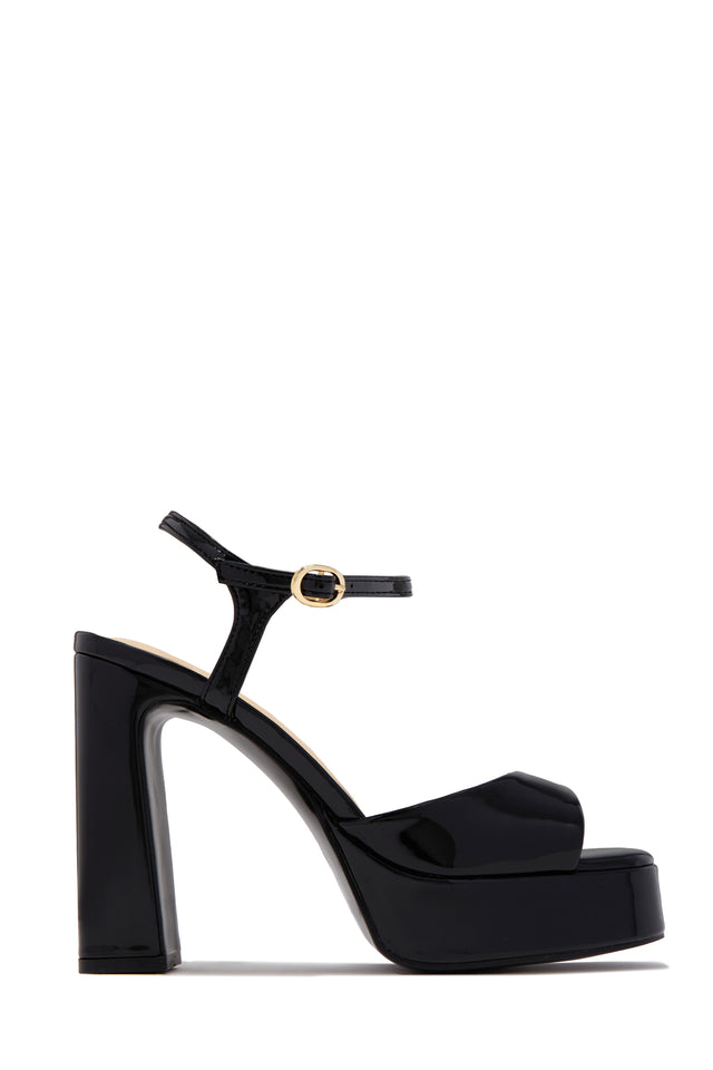Load image into Gallery viewer, Catalina Platform Chunky Heels - Black
