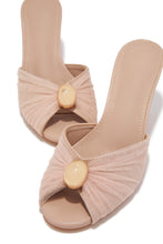 Load image into Gallery viewer, Olivia Peep Toe Single Sole Heels - Nude
