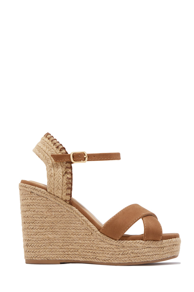 Load image into Gallery viewer, Sol Caliente Espadrille Wedges - Tan
