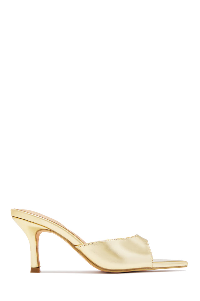 Load image into Gallery viewer, Annayely Single Sole Pointed Toe Heels - Gold
