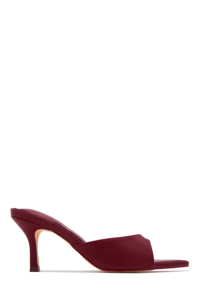 Load image into Gallery viewer, Annayely Single Sole Pointed Toe Heels - Wine

