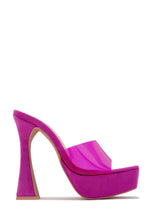 Load image into Gallery viewer, Pamela Statement Platform Mule Heels – Pink
