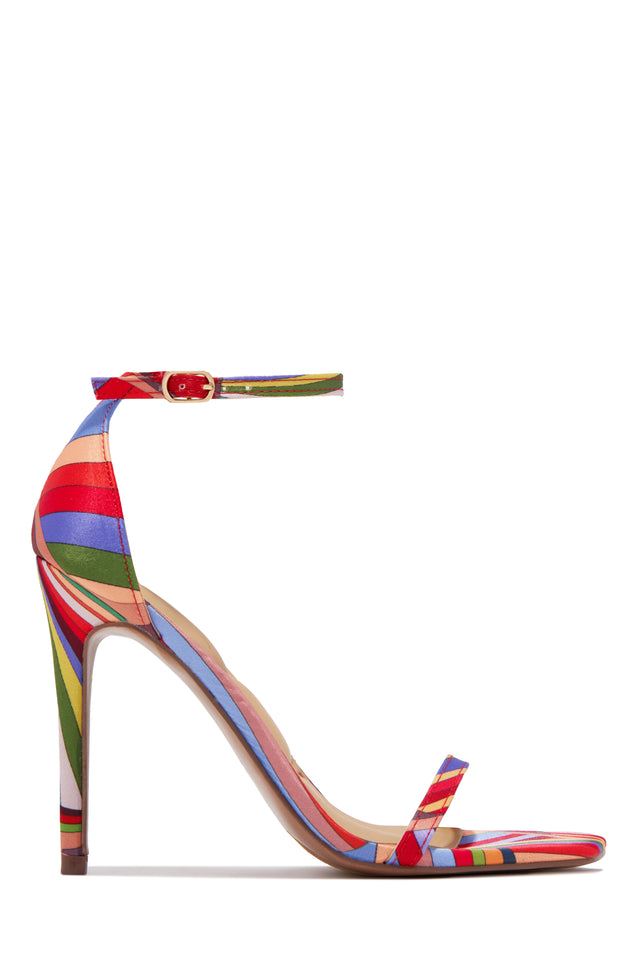Load image into Gallery viewer, Celebrate Life Single Sole High Heels - Red Multi
