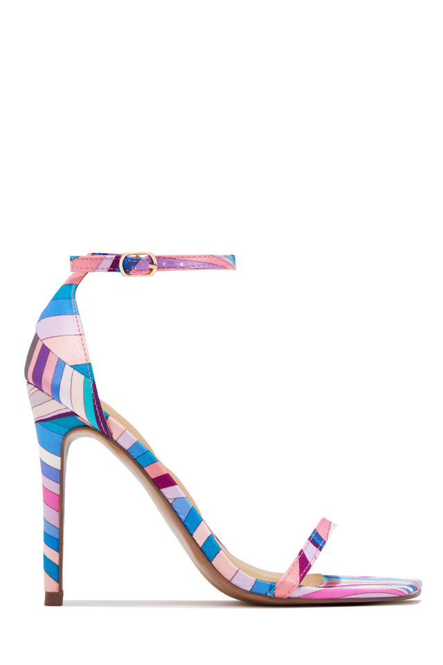 Load image into Gallery viewer, Celebrate Life Single Sole High Heels - Pink Multi
