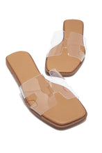 Load image into Gallery viewer, Lori Slip On Flat Sandals - Clear
