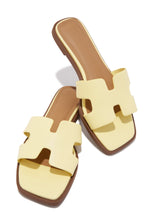 Load image into Gallery viewer, Lori Slip On Flat Sandals - Yellow
