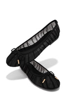 Load image into Gallery viewer, Hailey Mesh Ballet Flats - Black
