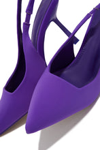 Load image into Gallery viewer, Caria Slingback Pumps - Purple

