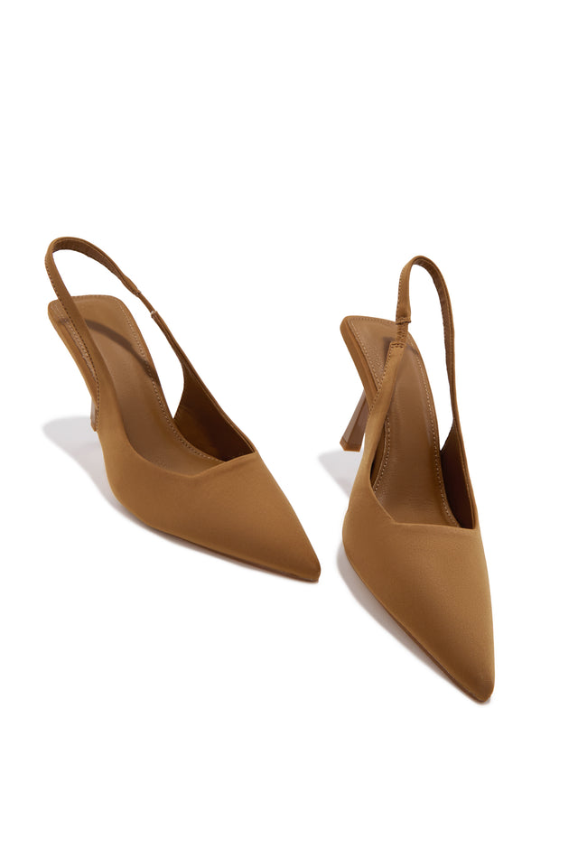 Load image into Gallery viewer, Caria Slingback Pumps - Caramel
