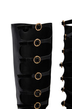 Load image into Gallery viewer, Daliah Platform Block Heel Boots - Black
