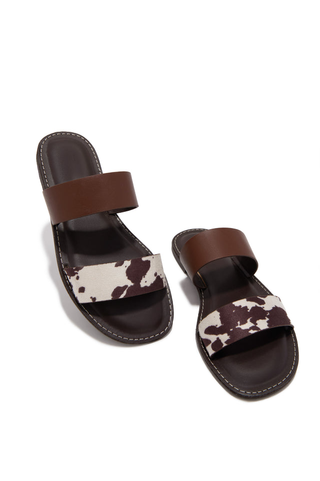 Load image into Gallery viewer, Isabella Slide Sandals - Cow
