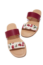 Load image into Gallery viewer, Isabella Slide Sandals - Cherry
