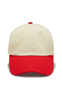 Red and Nude Baseball Hat