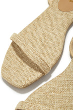 Load image into Gallery viewer, Perfect Affair Gold Chain Sandals - Natural
