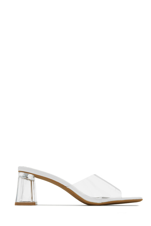 Load image into Gallery viewer, White And Clear Mule
