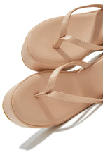 Load image into Gallery viewer, Nude Color Thong Sandals
