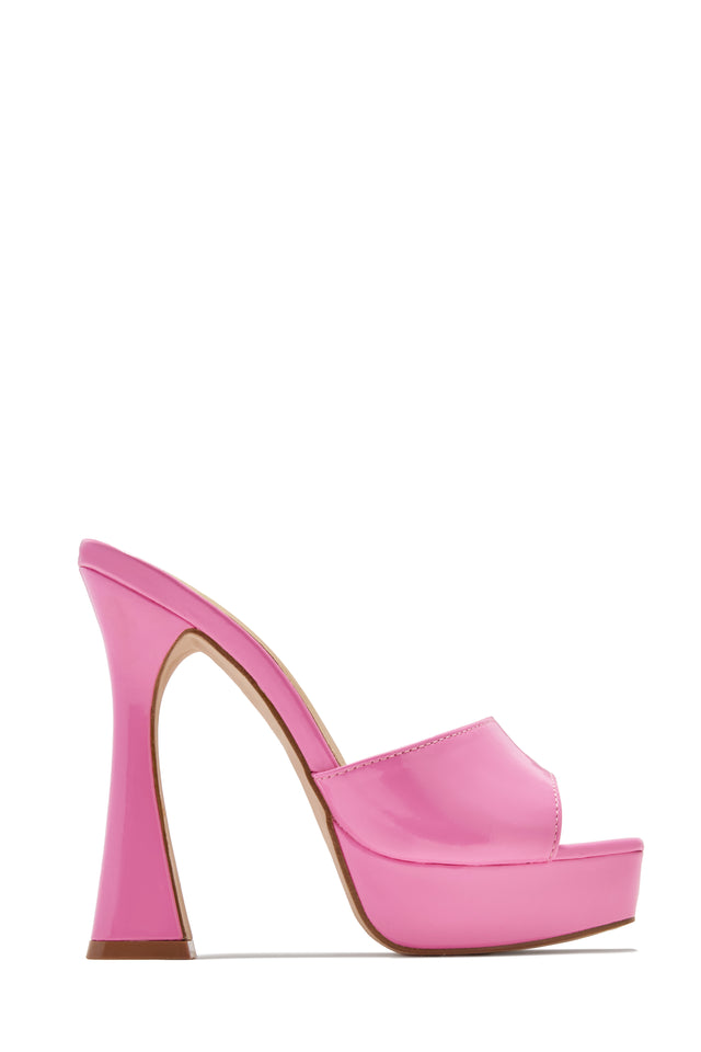 Load image into Gallery viewer, Jianna Platform Heel Mules - Pink
