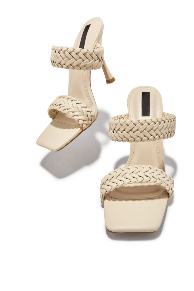 Load image into Gallery viewer, Allona Braided Strap Mules - Cream
