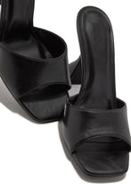 Load image into Gallery viewer, Jayne Mid Heel Mules - Black
