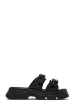Load image into Gallery viewer, Black Platform Sandal
